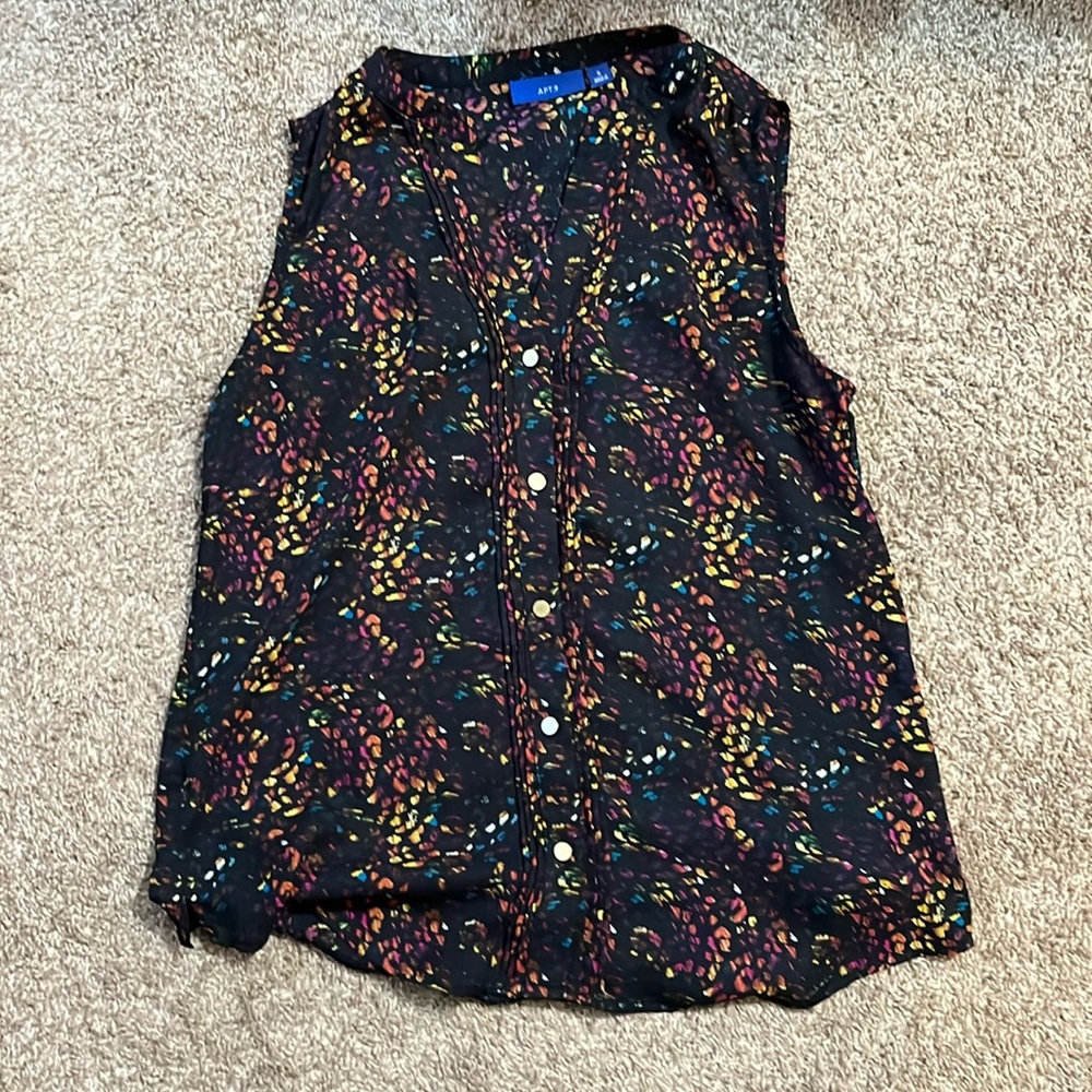 APT 9 women’s dress tank top animal print pattern